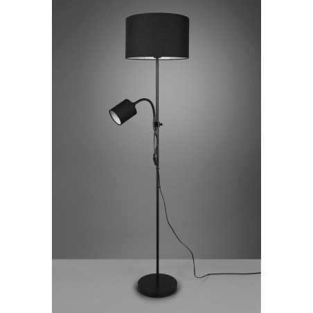 OWEN Floor lamp excl. 1 x E 27 + 1 xE 14↕160cm/D36cm//↕22cm/↕10cm/ Reality