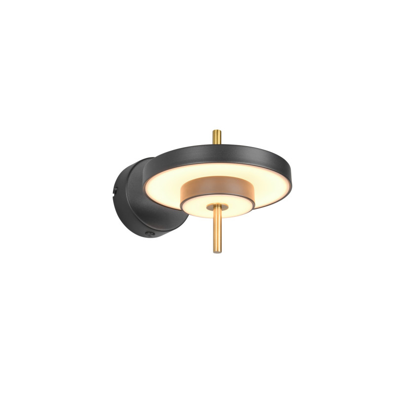 KEATON Wall lamp 10W LED 1150lm 2300+3000+4000K 30x20x17.5cmshade size: D20x25cm Trio