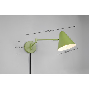 COSIMA Wall lamp 1x E14 (excl.) 53x15x14cm, shade: D15x14cm Trio