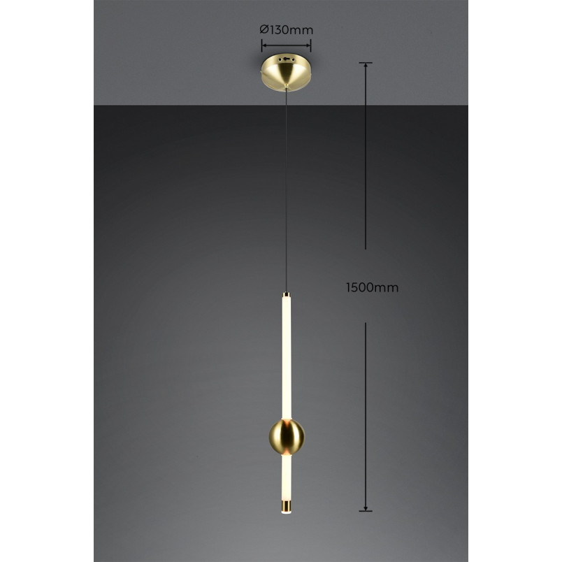 MELITA Pendant 5W LED 600lm 2300+3000+4000K D.13*H150cm Trio