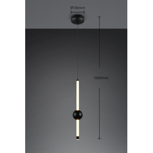 MELITA Pendant 5W LED 600lm 2300+3000+4000K D.13*H150cm Trio