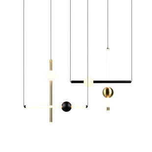 MELITA Pendant 20W LED 2400lm 2300+3000+4000K L110*W10*H150cm Trio