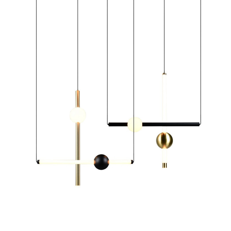 MELITA Pendant 20W LED 2400lm 2300+3000+4000K L110*W10*H150cm Trio