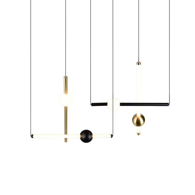MELITA Pendant 20W LED 2400lm 2300+3000+4000K L110*W10*H150cm Trio