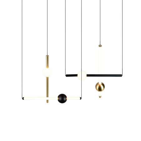 MELITA Pendant 20W LED 2400lm 2300+3000+4000K L110*W10*H150cm Trio
