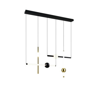 MELITA Pendant 20W LED 2400lm 2300+3000+4000K L110*W10*H150cm Trio