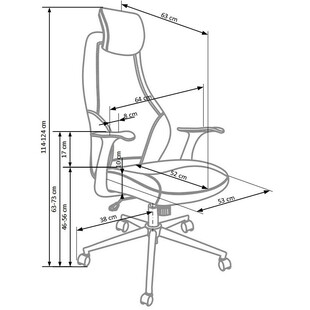 Fotel biurowy Torino czarny Halmar | Ergonomia i styl