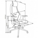 Fotel biurowy Torino czarny Halmar | Ergonomia i styl