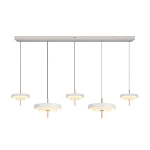 KEATON Pendant 54W LED 6210lm 2300+3000+4000K 140x30x150cm shade size: D20x5cm+D30x6.5cm Trio