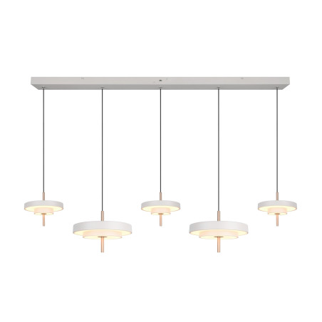 KEATON Pendant 54W LED 6210lm 2300+3000+4000K 140x30x150cm shade size: D20x5cm+D30x6.5cm Trio