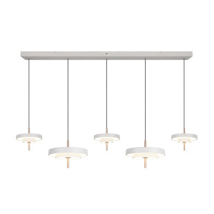 KEATON Pendant 54W LED 6210lm 2300+3000+4000K 140x30x150cm shade size: D20x5cm+D30x6.5cm Trio