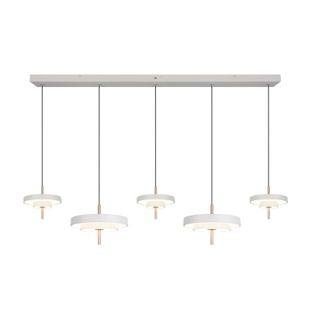 KEATON Pendant 54W LED 6210lm 2300+3000+4000K 140x30x150cm shade size: D20x5cm+D30x6.5cm Trio