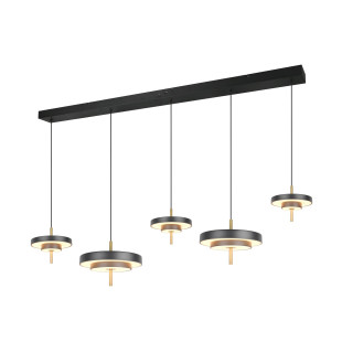 KEATON Pendant 54W LED 6210lm 2300+3000+4000K 140x30x150 cm shade size: D20x5cm+D30x6.5cm Trio