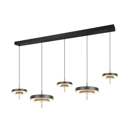 KEATON Pendant 54W LED 6210lm 2300+3000+4000K 140x30x150 cm shade size: D20x5cm+D30x6.5cm Trio