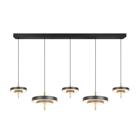 KEATON Pendant 54W LED 6210lm 2300+3000+4000K 140x30x150 cm shade size: D20x5cm+D30x6.5cm Trio
