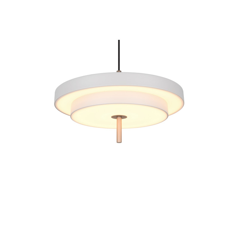 KEATON Pendant 36W LED 3960lm 2300+3000+4000K D40x150cm，shade size: D40x8cm Trio