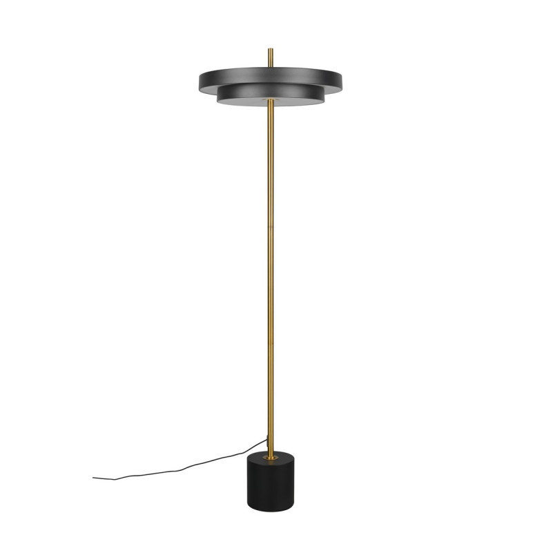 KEATON Floor lamp 21W LED 2415lm 2300+3000+4000K D40x140cm，shade size: D40x8cm Trio