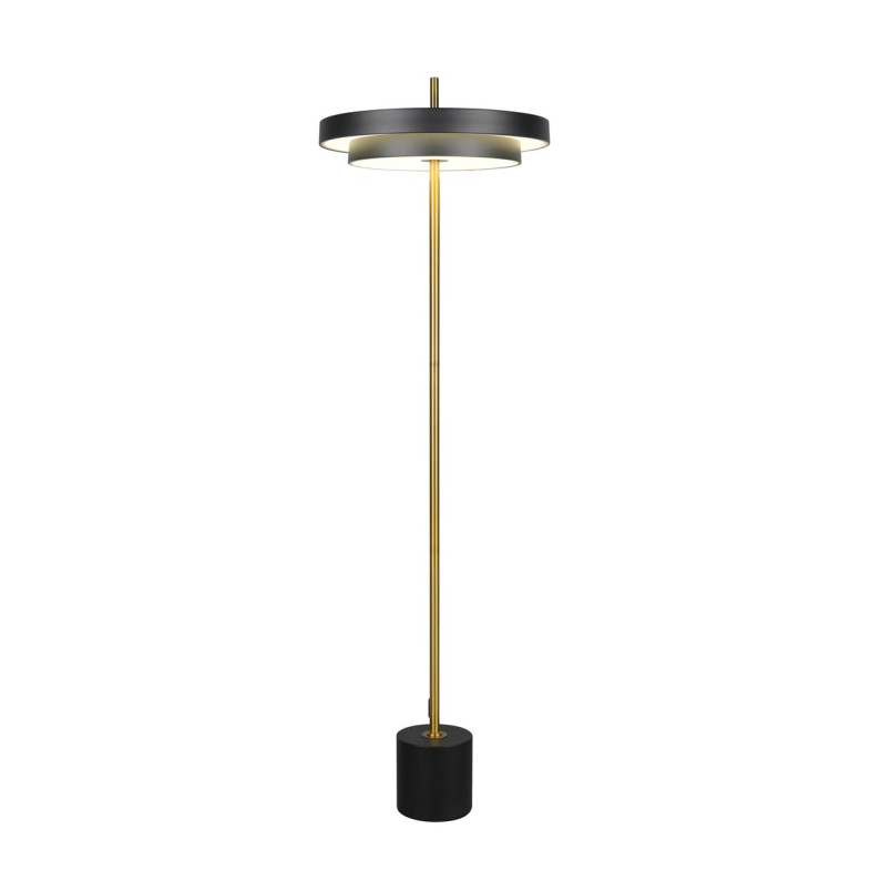 KEATON Floor lamp 21W LED 2415lm 2300+3000+4000K D40x140cm，shade size: D40x8cm Trio