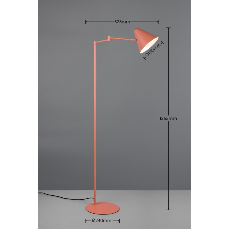 COSIMA Floor lamp 1x E14 (excl.) 60x24x120cm, shade: D15x14cm Trio