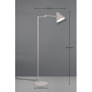 COSIMA Floor lamp 1x E14 (excl.) 60x24x120cm, shade: D15x14cm Trio