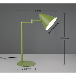 COSIMA Table lamp 1x E14 (excl.) 56x17x46cm, shade: D15x14cm Trio
