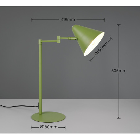 COSIMA Table lamp 1x E14 (excl.) 56x17x46cm, shade: D15x14cm Trio