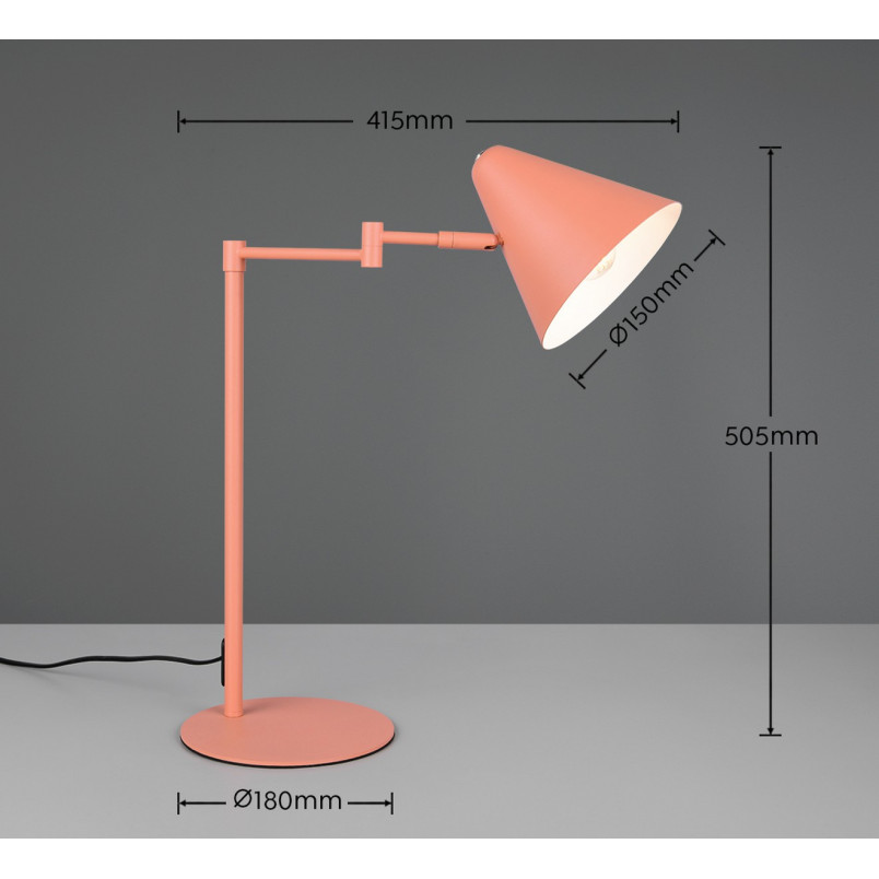 COSIMA Table lamp 1x E14 (excl.) 56x17x46cm, shade: D15x14cm Trio