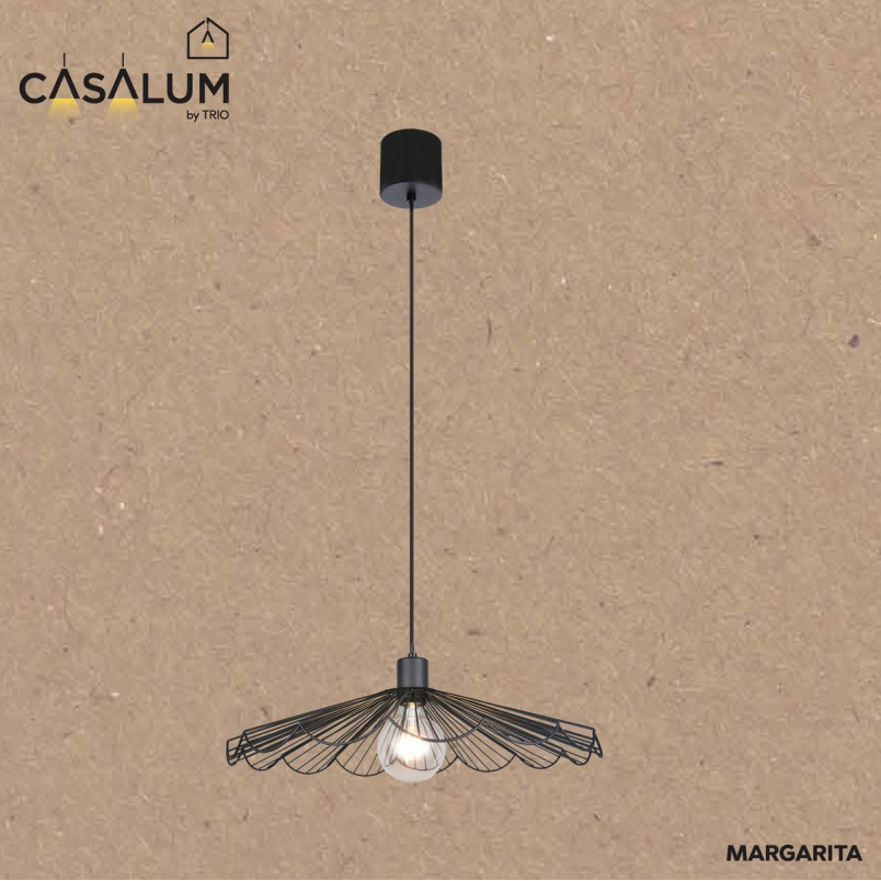 MARGARITA Pendant 1-E27 (EXCL) D50xH150 cm Reality