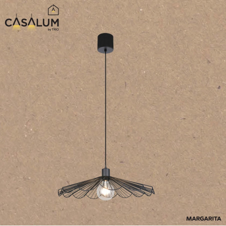 MARGARITA Pendant 1-E27 (EXCL) D50xH150 cm Reality
