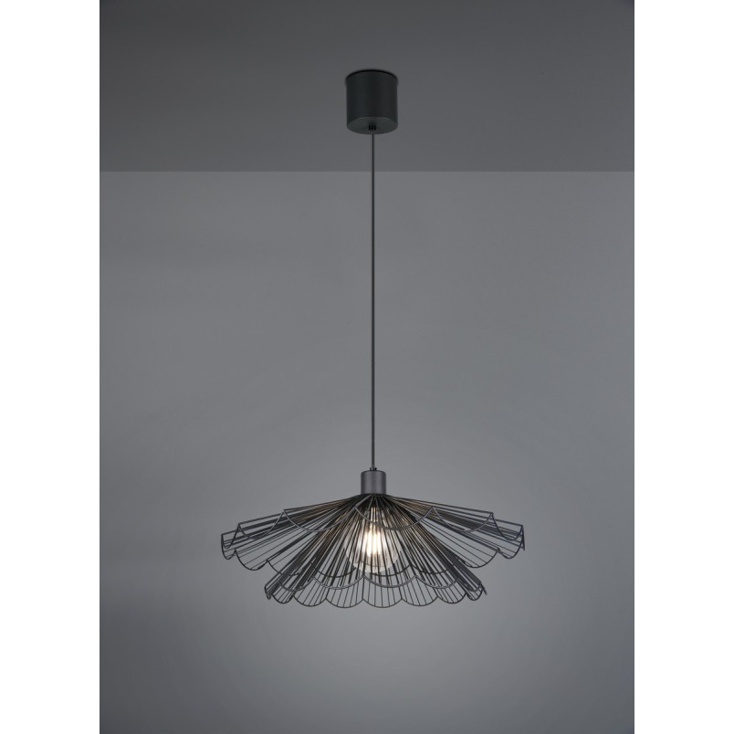 MARGARITA Pendant 1-E27 (EXCL) D50x150 cm Shade 1: D50 cm Shade 2: D35 cm Reality