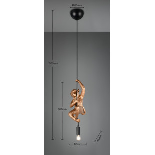 FIPS Pendant 1x E14 (excl.) 13.5*19.5*39 Reality