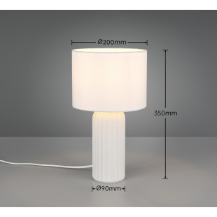 BLAIR Table lamp 1x E27 (excl.) H:35cm Shade: φ20XH15cm base: φ9XH20cm  Reality