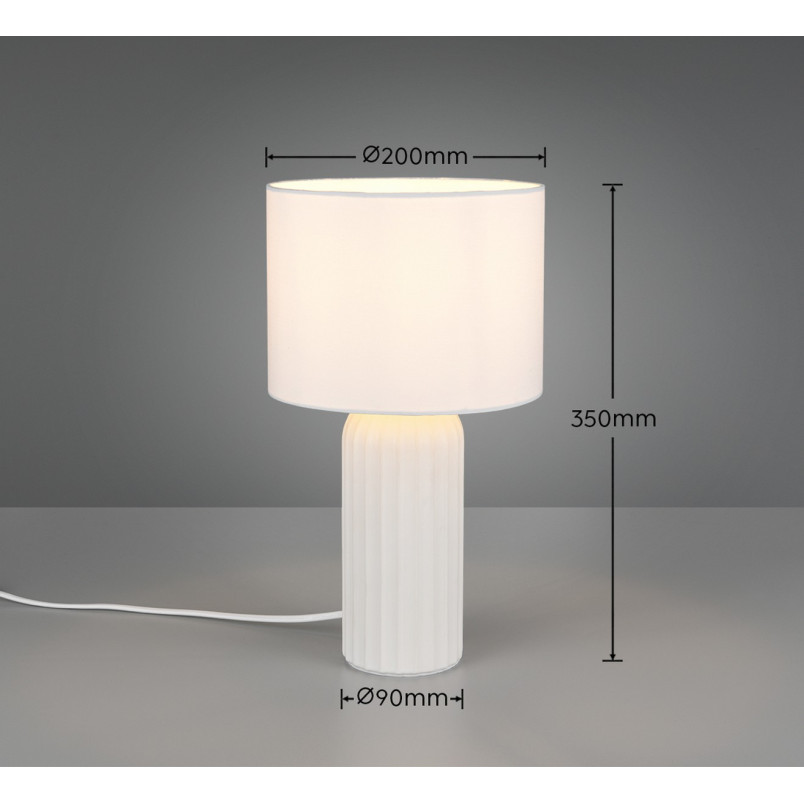 BLAIR Table lamp 1x E27 (excl.) H:35cm Shade: φ20XH15cm base: φ9XH20cm  Reality