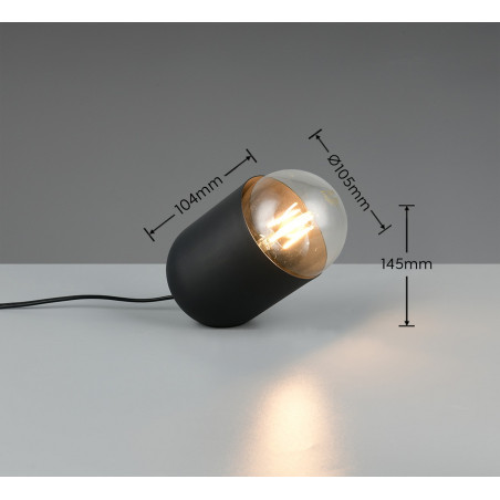 NARA Table lamp 1x E27 (excl.) 135*110*142 shade: 110*135MM Canpoy: 350*85*55MM PVC cable Reality