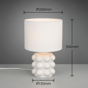 KATE Table lamp 1x E27 (excl.) Dia 20cm, H. 30cm Reality