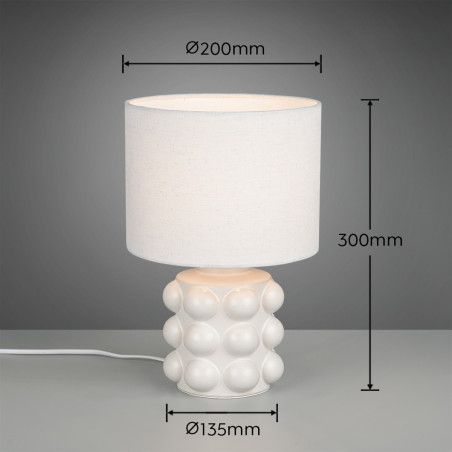 KATE Table lamp 1x E27 (excl.) Dia 20cm, H. 30cm Reality