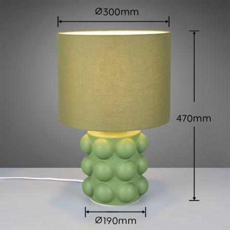 KATE Table lamp 1x E27 (excl.) Dia 30cm, H. 47cm Reality