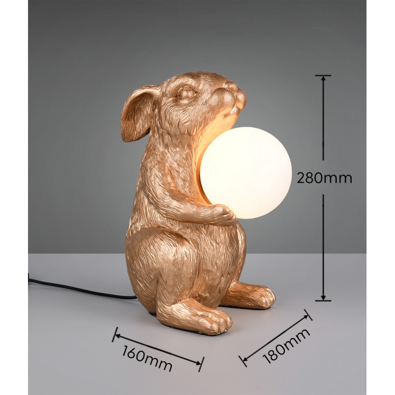 RABBIT Table lamp 1xG9 (excl.) 18*16*29 Reality
