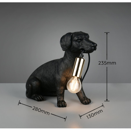 WALDI Table lamp 1x E14 (excl.) 28*13*23.5 Reality