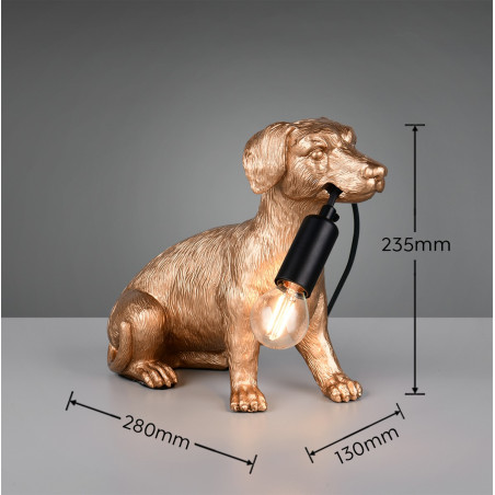 WALDI Table lamp 1x E14 (excl.) 28*13*23.5 Reality