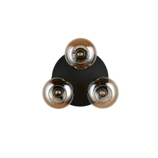 DIVINA Ceiling lamp E14*3 Canopy:D280*25MM Amber glass:D150MM Size：D390*160 Reality