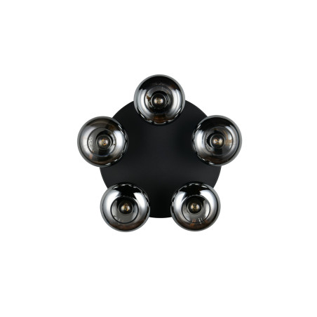 DIVINA Ceiling lamp E14*5 Canopy:D380*25MM Smoke glass:D150MM SIze:D490*160MM Reality