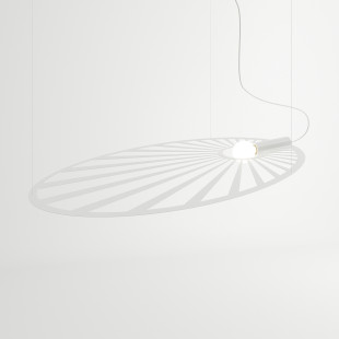 Lampa wisząca LEHDET biała Thoro