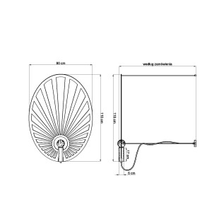 Lampa wisząca LEHDET biała Thoro