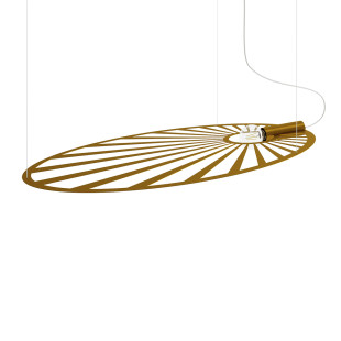 Lampa wisząca LEHDET złota Thoro