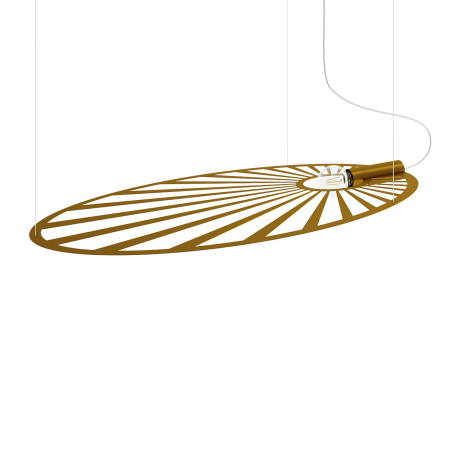 Lampa wisząca LEHDET złota Thoro