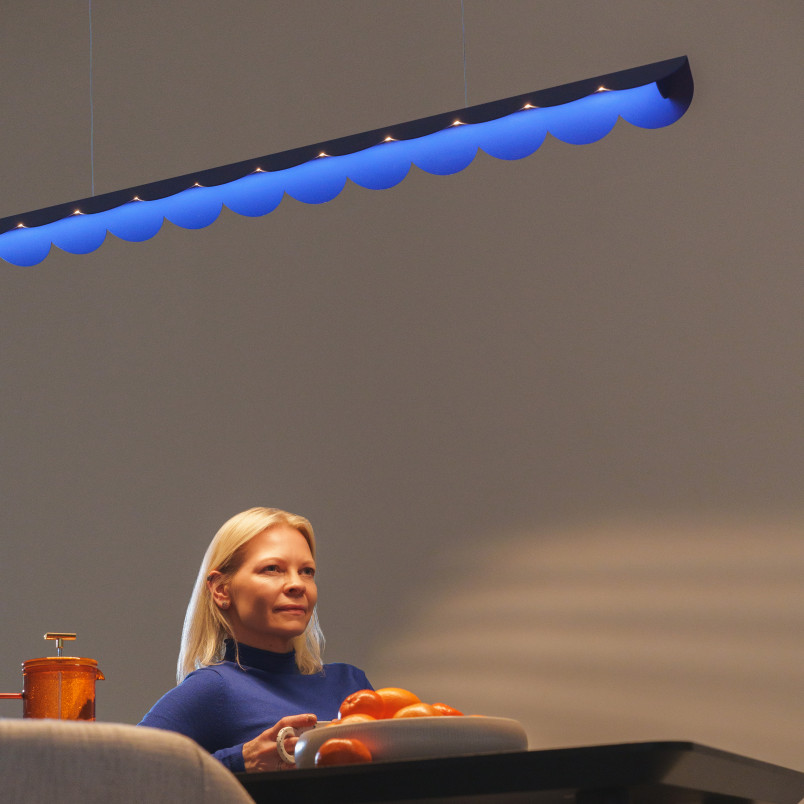 Lampa wisząca BISCUIT 100 ultramaryna LED 3000K Thoro