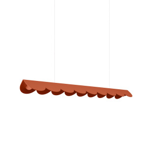 Lampa wisząca BISCUIT 100 ochra czerwona LED 4000K Thoro