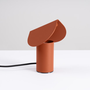 Lampa biurkowa BISCUIT ochra czerwona LED 3000K Thoro