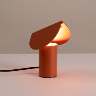 Lampa biurkowa BISCUIT ochra czerwona LED 3000K Thoro